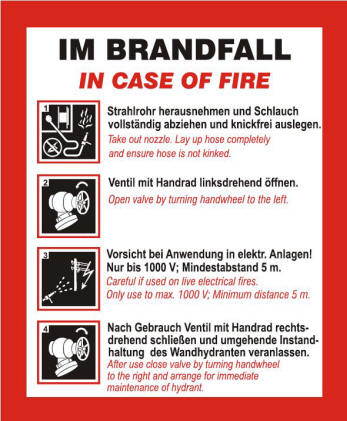 Brandschutzzeichen-8-F05-Feuerlöscher- nach BGV A8 Brandschutzzeichen