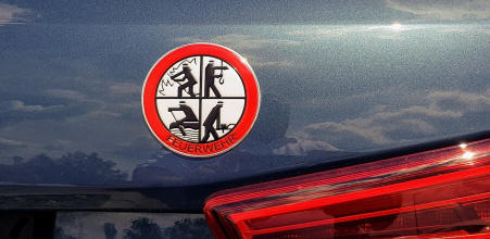 Feuerwehr freiwillige Wunsch Ort Individuell Aufkleber Sticker Auto Tuning  Kfz