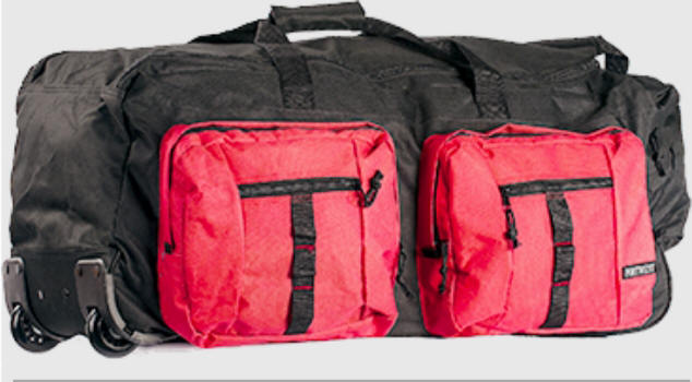 Feuerwehrbekleidungstaschen und Bekleidungstaschen für Hilfsorganisationen