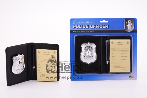 Polizei Spielzeug Set Strafzettel und Polizeikelle für Kinder